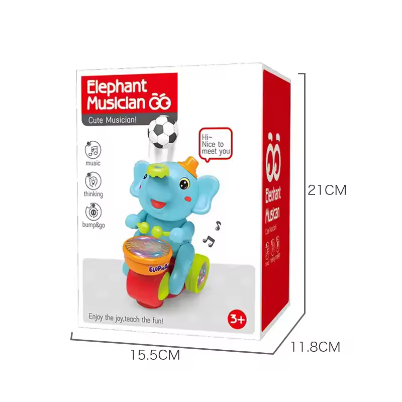 elephant musician toy